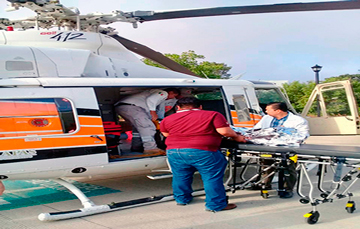 Aeronaves de Protección Civil del Gobierno de Chiapas siguen apoyando a población vulnerable.